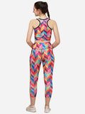 Women's Polyester Printed Sports Track Suit